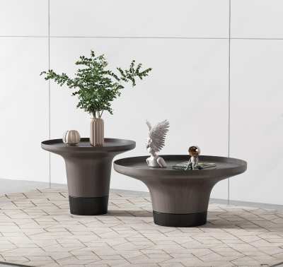 现代茶几3D模型下载